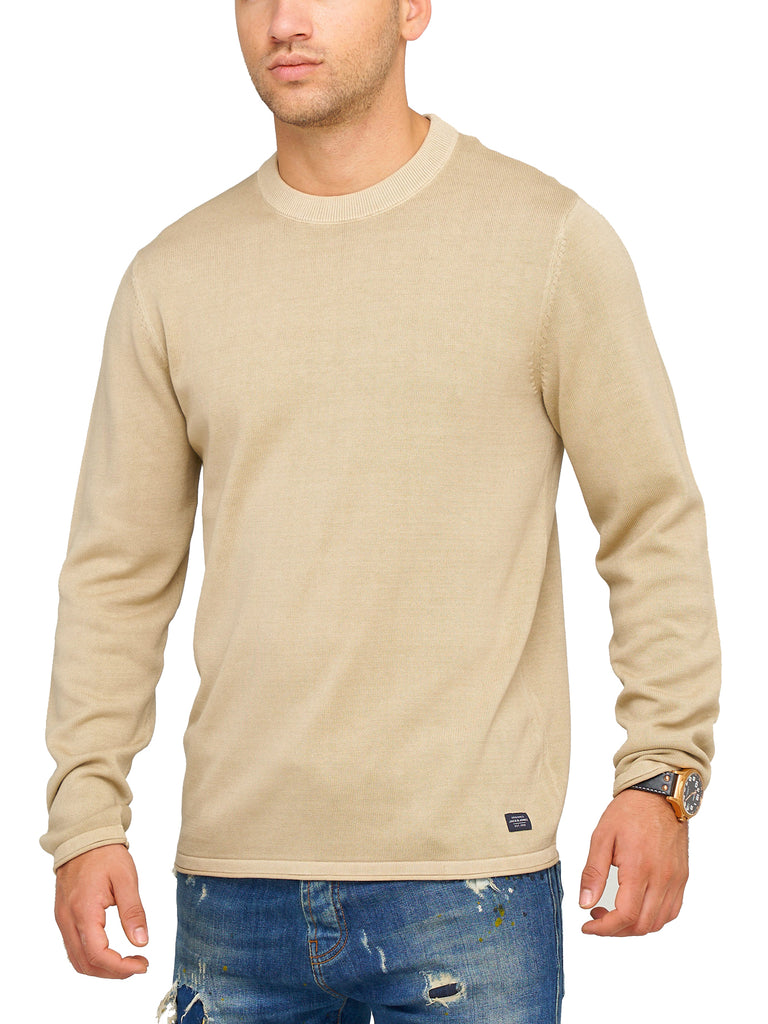 Jack & Jones Infinity Herren Strickpullover LIAM Basic Sweater Crockery
