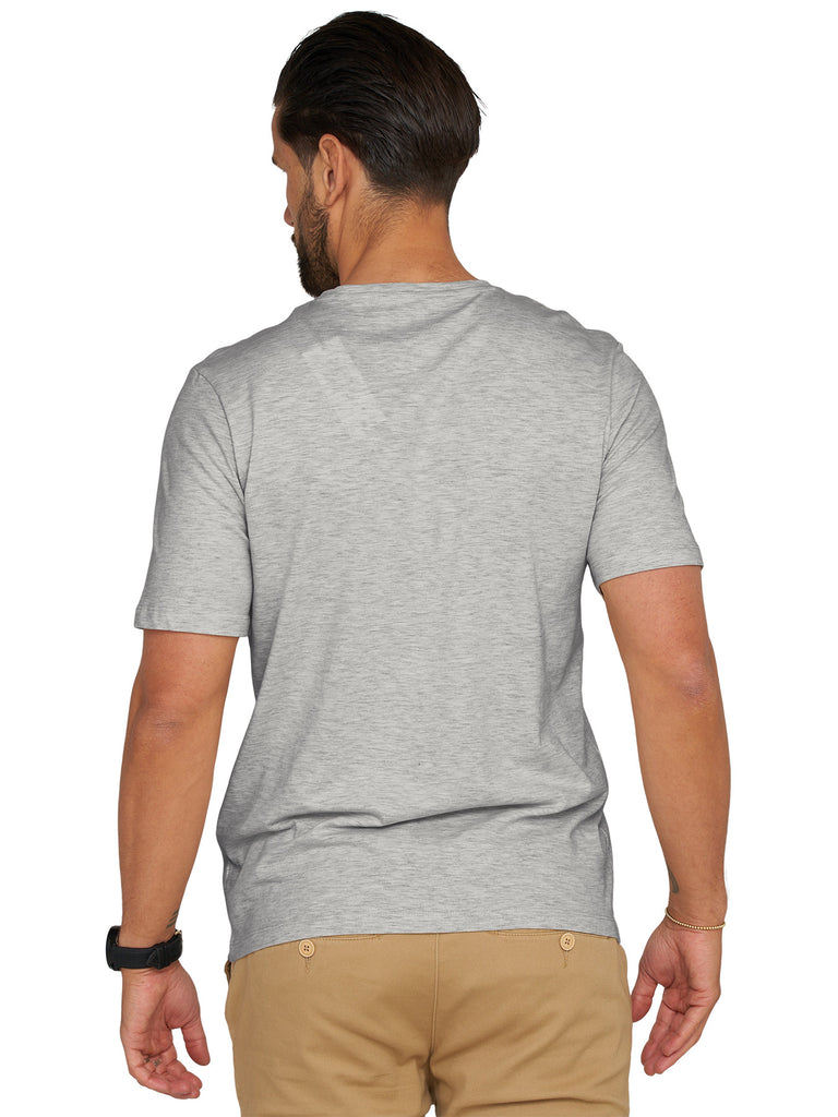 Jack & Jones Infinity Herren T-Shirt SANCHEZ O-Neck Shirt Kurzarmshirt Grey Melange Style 2 M