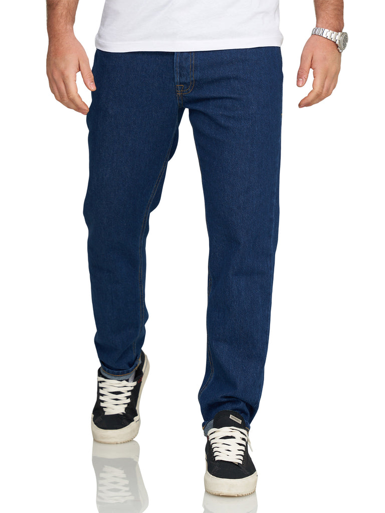 Jack & Jones Infinity Herren Jeans MIKE ARIS Tapered Fit Denim Herrenhose Dark Blue Denim W28 L32