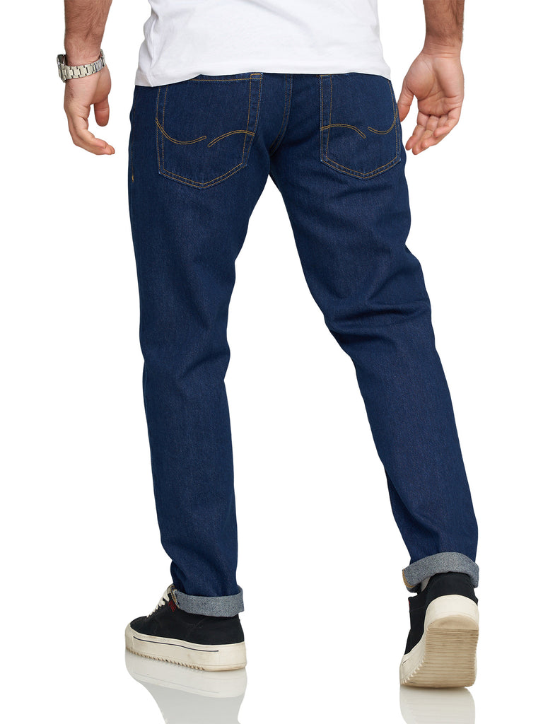 Jack & Jones Infinity Herren Jeans MIKE ARIS Tapered Fit Denim Herrenhose Dark Blue Denim W29 L30