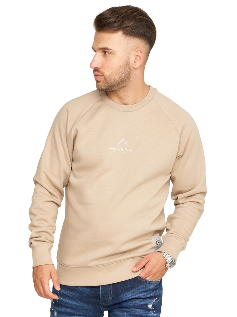 Jack & Jones Infinity Herren Sweatshirt MATTEO Pullover Sweater Crockery M