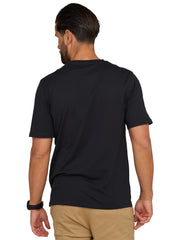 Jack & Jones Infinity Herren T-Shirt Crew Neck Logo Schwarz L