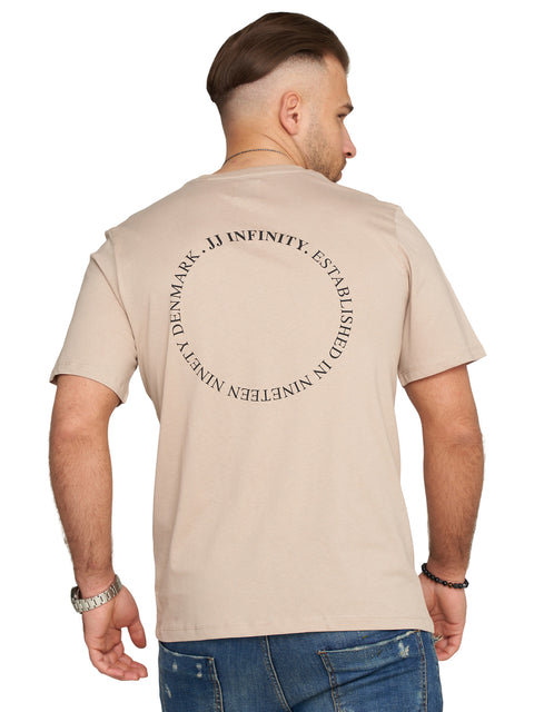 Jack & Jones Infinity Herren T-Shirt ROUND INFINITY O-Neck Shirt Kurzarmshirt