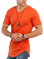 Jack & Jones Infinity Herren T-Shirt V-Neck Orange M