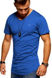 Jack & Jones Infinity Herren T-Shirt V-Neck Blau S