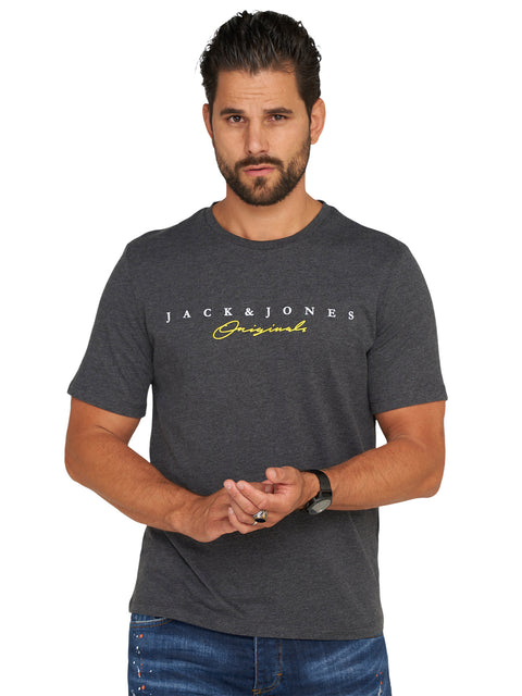 Jack & Jones Infinity Herren T-Shirt HARRISON O-Neck Shirt Kurzarmshirt