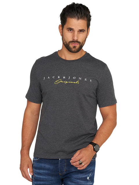 Jack & Jones Infinity Herren T-Shirt HARRISON O-Neck Shirt Kurzarmshirt