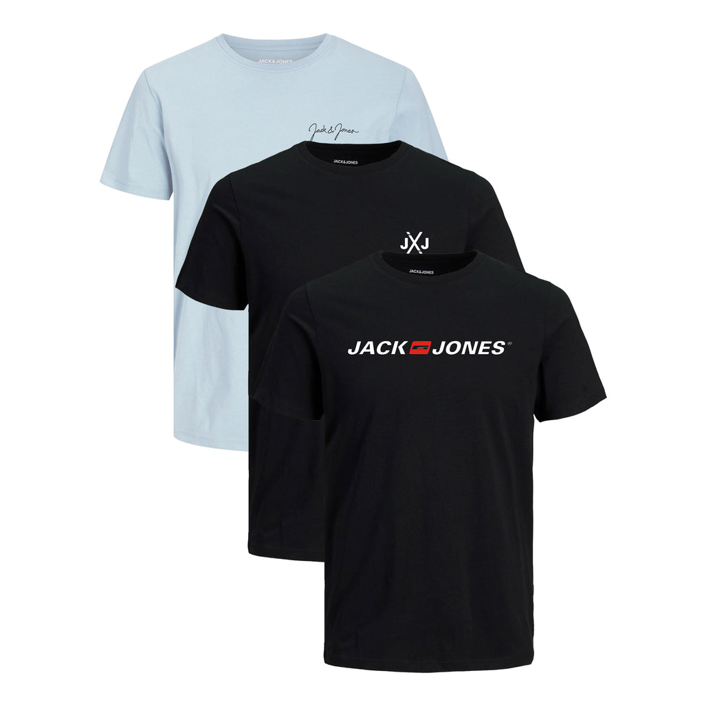 Jack & Jones Infinity Herren T-Shirt 3er Pack und 5er Pack INFINITY 3er Pack 6