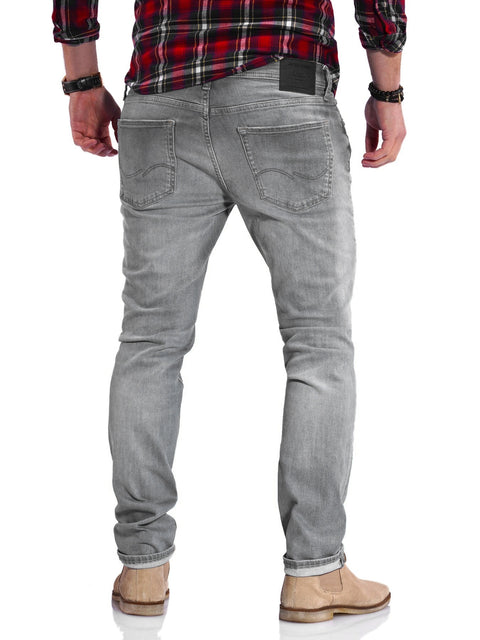 Jack & Jones Herren Jeans GLENN ARIS Slim Fit Stretch Denim