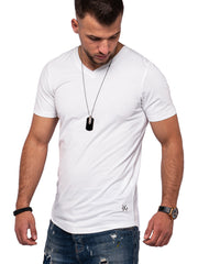 Jack & Jones Infinity Herren V-Neck T-Shirt INFINITY Oversize Longshirt