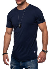 Jack & Jones Infinity Herren O-Neck T-Shirt INFINITY Longshirt