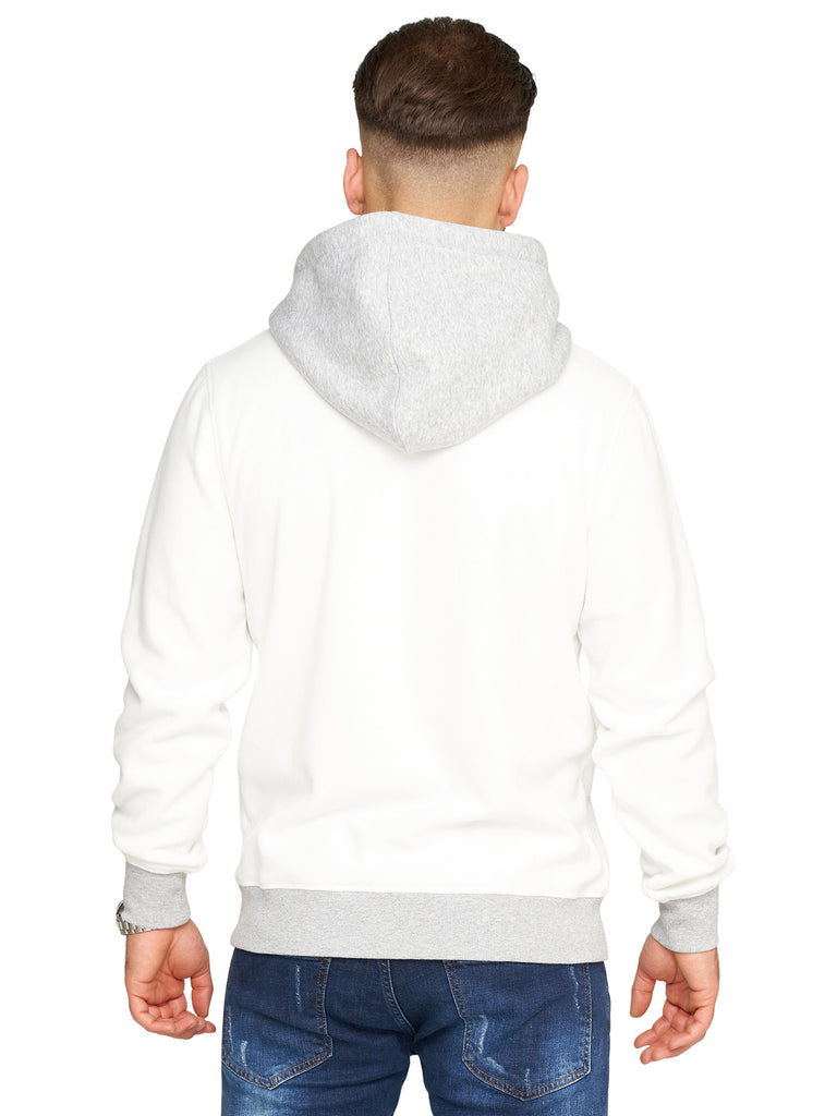 Jack & Jones Infinity Herren Fleece Pullover Logo Weiß XL