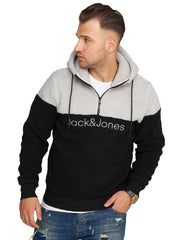 Jack & Jones Infinity Herren Teddy Plüsch Hoodie CRUSH Sweater Fleecepullover