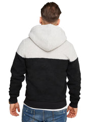 Jack & Jones Infinity Herren Teddy Plüsch Hoodie CRUSH Sweater Fleecepullover