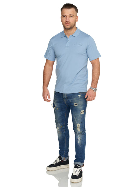 Jack & Jones Infinity Herren Poloshirt RISE INFINITY Polohemd Kurzarm Shirt