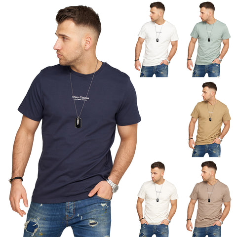 Jack & Jones Infinity Herren T-Shirt Crew Neck Logo
