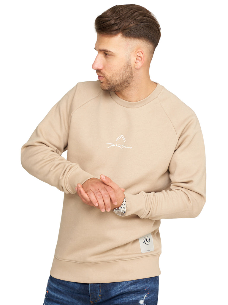 Jack & Jones Infinity Herren Sweatshirt MATTEO Pullover Sweater Crockery S