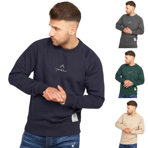 Jack & Jones Infinity Herren Sweatshirt Crew Neck Print