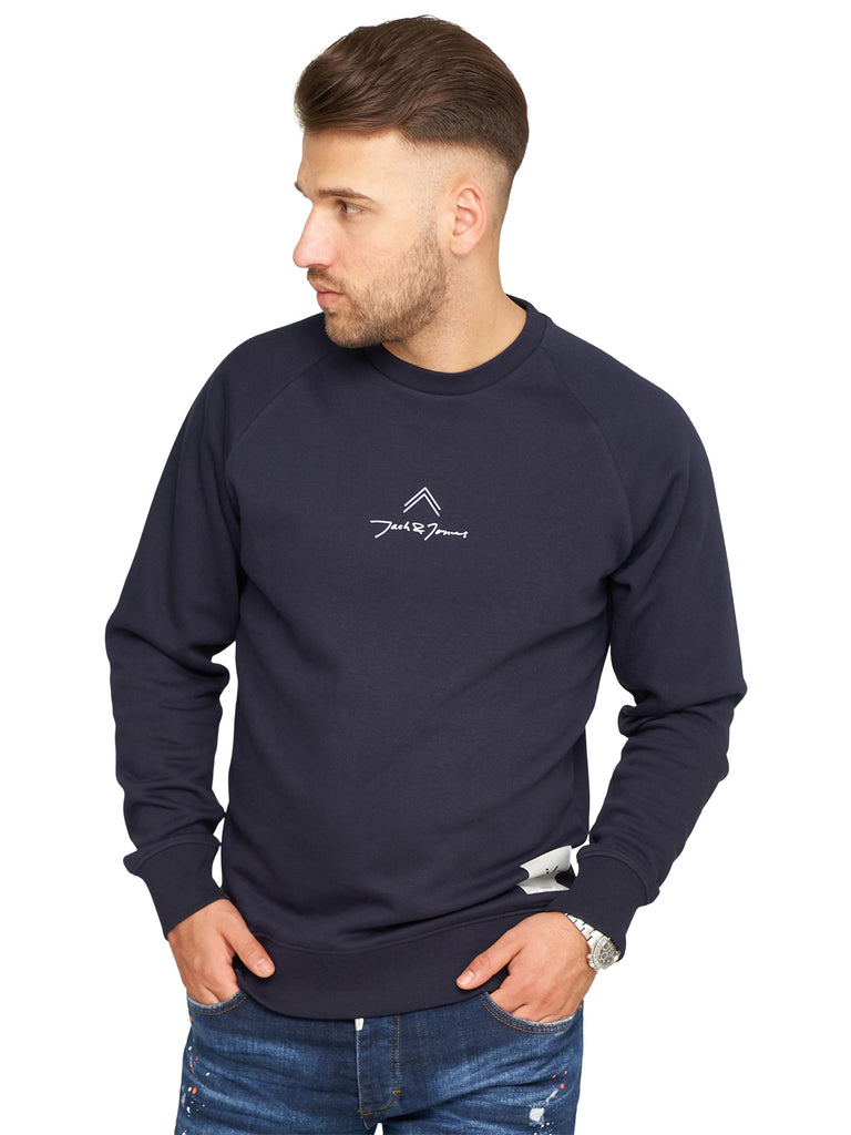 Jack & Jones Infinity Herren Sweatshirt MATTEO Pullover Sweater Perfect Navy M