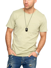 Jack & Jones Infinity Herren T-Shirt Crew Neck Basic Hellgrün S