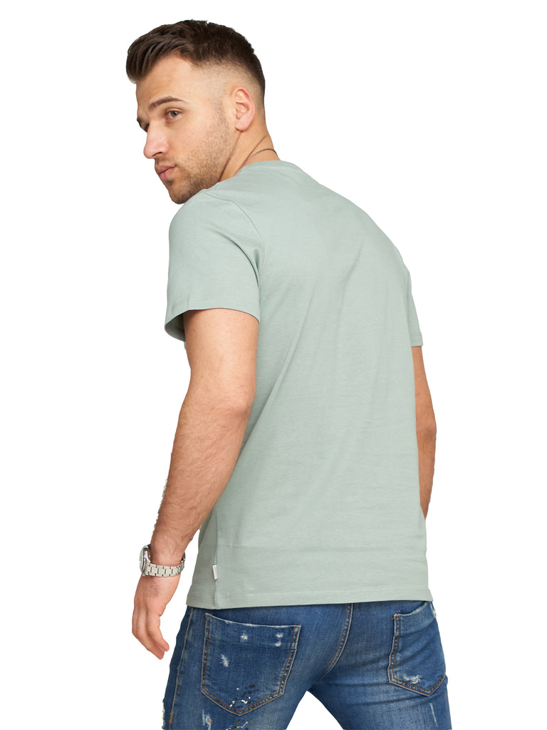 Jack & Jones Infinity Herren T-Shirt MARC INFINITY O-Neck Shirt Kurzarmshirt Slate Grey M