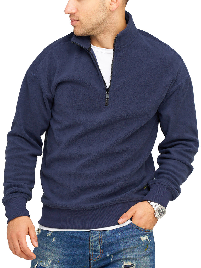 Jack & Jones Infinity Herren Fleecepullover CLASSICO Sweater Pullover Navy Blazer