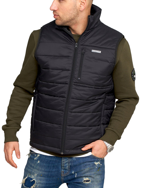 Jack & Jones Infinity Steppweste Stehkragen Schwarz S